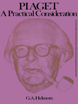 cover image of Piaget—a Practical Consideration